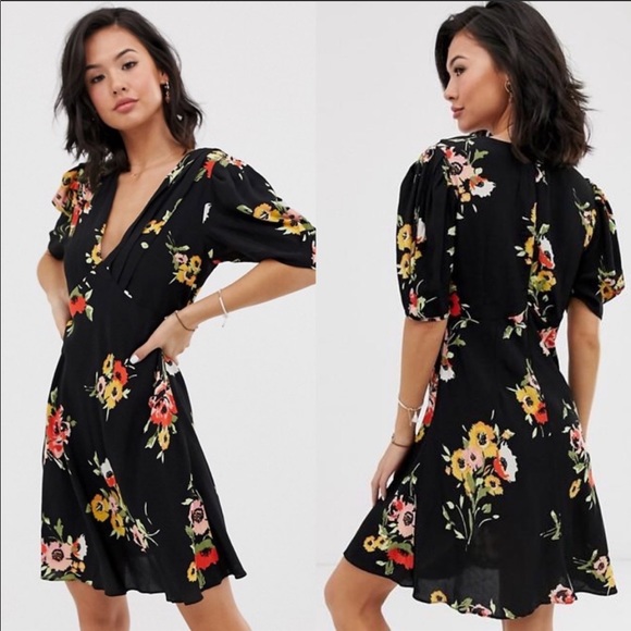 Free People Dresses & Skirts - NWT Free People neon garden floral dress